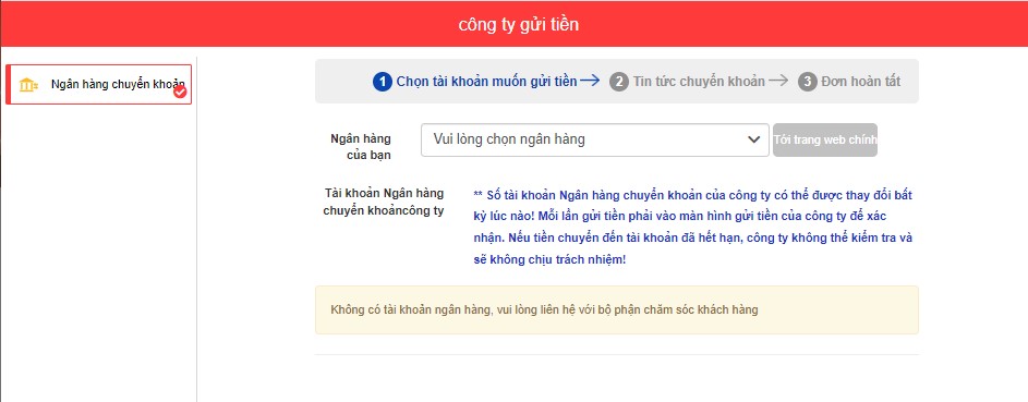 Phương thức công ty gửi tiền